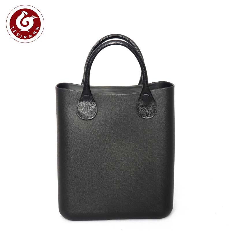 OEM ODM Italy Popular Fashion EVA Beach Handbags Made In China black